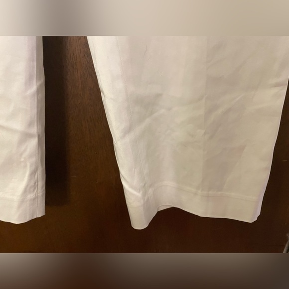 ANN TAYLOR Signature Sz-14 Ivory/Cream Capri Pants New with tags - Picture 4 of 7